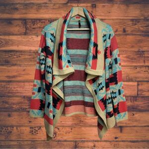 Styleholic Boho Open Front Sweater Cardigan Small Women’s